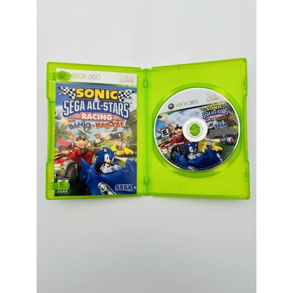 Sonic & Sega All-Stars Racing With Banjo-Kazooie Xbox 360 CIB Tested Works VG